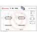 BREMBO Bremsklötze HA AUDI A4,A5,A6,A7,PORSCHE 07 XTRA LINE P 85 150X