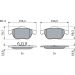Bremsklötze RENAULT Laguna 0 986 494 033 Bremsklötze RENAULT Laguna 0 986 494 033