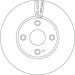 83 481 167 Bremsscheibe VA DF6793 83 481 167 Bremsscheibe VA DF6793