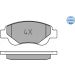 Bremsbelagsatz Citroen P. C1/107/Aygo 05- 1.0/1.4 025 239 5917 Bremsbelagsatz Citroen P. C1/107/Aygo 05- 1.0/1.4 025 239 5917
