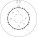 84 481 047 Bremsscheibe VA MITSUBISHI Lancer,Galant 96 DF4809 84 481 047 Bremsscheibe VA MITSUBISHI Lancer,Galant 96 DF4809