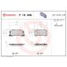 BREMBO Bremsklötze VA DAIHATSU Sirion 98 PRIME LINE P 16 008