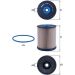 MAHLE Kraftstofffilter KX 567D