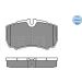Bremsbelagsatz Iveco T. Daily 99 252912320 Bremsbelagsatz Iveco T. Daily 99 252912320
