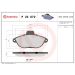 BREMBO Bremsklötze VA P 23 072 BREMBO Bremsklötze VA P 23 072