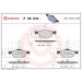 BREMBO Bremsklötze VA P 28 044 BREMBO Bremsklötze VA P 28 044