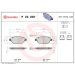 BREMBO Bremsklötze VA P 23 087 BREMBO Bremsklötze VA P 23 087