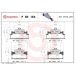 BREMBO Bremsklötze VA P 85 164 BREMBO Bremsklötze VA P 85 164