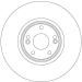 Bremsscheibe Renault P. Laguna 01 TRW SINGLE DF4259S Bremsscheibe Renault P. Laguna 01 TRW SINGLE DF4259S