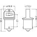 Osram LEDriving® SL ~R5W BA15s 0.5W 12V 6000K 50 lm White 2 St 5007DWP-02B
