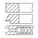 Tonringe Citroen C3 1.6 17 08-452700-00 Tonringe Citroen C3 1.6 17 08-452700-00