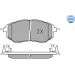 Bremsbelagsatz Subaru P. Legacy Iv 3.0 03- Mit Sensor MEYLE-ORIGINAL: True to OE 025 242 2218/W