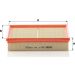 Mann & Hummel Luftfilter PKW MERCEDES C 24 106