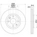 HELLA Bremsscheibe 8DD355108-371 PRO