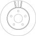 Bremsscheibe Jeep P. Cherokee DF4170 Bremsscheibe Jeep P. Cherokee DF4170