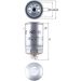 MAHLE Kraftstofffilter KC 19 MAHLE Kraftstofffilter KC 19