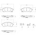BREMBO Bremsklötze VA P 24 235