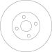 Bremsscheibe Toyota P. Corolla 1.8 Vvt-I/2.0 D-4D 01-07 DF4366 Bremsscheibe Toyota P. Corolla 1.8 Vvt-I/2.0 D-4D 01-07 DF4366