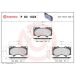 BREMBO Bremsklötze VA TOYOTA FJ, Hilux 15 XTRA LINE P 83 102X BREMBO Bremsklötze VA TOYOTA FJ, Hilux 15 XTRA LINE P 83 102X