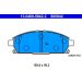Bremsbelagsatz Nissan P. X-Trail 2,0-2,5 4X4 01-07 13.0460-5842.2 Bremsbelagsatz Nissan P. X-Trail 2,0-2,5 4X4 01-07 13.0460-5842.2