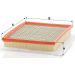Mann & Hummel Luftfilter PKW OPEL Astra,Zafira C 30 130/2