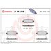 BREMBO Bremsklötze HA P 56 046 BREMBO Bremsklötze HA P 56 046