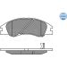 Bremsbelagsatz Kia P. Cerato 04- Mit Sensor 025 242 1817/W Bremsbelagsatz Kia P. Cerato 04- Mit Sensor 025 242 1817/W