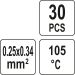 Schrumpfschlauch Aus Zinn, 025-0,34mm2, 30 St YT-81440