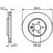 Bremsscheibe VA ROVER 75,MG ZT 99 0 986 478 314
