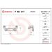 BREMBO Bremssattelhaltersatz F BK 017 PRIME LINE