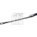 FEBI BILSTEIN Handbremsseil Seilzug Festellbremse 01657 FEBI BILSTEIN Handbremsseil Seilzug Festellbremse 01657