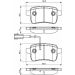 Bremsbelag 0 986 495 305 Bremsbelag 0 986 495 305