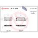 BREMBO Bremsklötze HA P 54 031