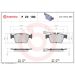 BREMBO Bremsklötze HA P 23 180