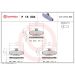 BREMBO Bremsklötze HA P 15 004 BREMBO Bremsklötze HA P 15 004