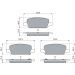 Bremsbelag TESLA Model 3,Model Y 17 0 986 460 086 Bremsbelag TESLA Model 3,Model Y 17 0 986 460 086