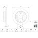 BOSCH Bremsscheibe 0 986 479 H55 BOSCH Bremsscheibe 0 986 479 H55