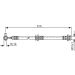 Bremsschlauch NISSAN X-Trail 1987476376 Bremsschlauch NISSAN X-Trail 1987476376