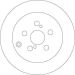 Bremsscheibe Toyota T. Avensis DF4417 Bremsscheibe Toyota T. Avensis DF4417