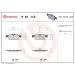 BREMBO Bremsklötze VA P 61 112 BREMBO Bremsklötze VA P 61 112