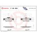 BREMBO Bremsklötze HA P 50 052 BREMBO Bremsklötze HA P 50 052