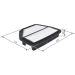 Luftfilter F 026 400 203 Luftfilter F 026 400 203