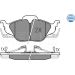 Bremsbelagsatz Opel P. Astra G Mit Sensor MEYLE-ORIGINAL: True to OE 025 230 6317/W Bremsbelagsatz Opel P. Astra G Mit Sensor MEYLE-ORIGINAL: True to OE 025 230 6317/W