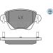 Bremsbelagsatz Ford T. Mondeo 00- 1,8-2,5 Ohne Sensor 025 235 5717/PD