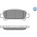Bremsbelagsatz Subaru T. Forester/Impreza 97- Mit Sensor 025 235 7214/W Bremsbelagsatz Subaru T. Forester/Impreza 97- Mit Sensor 025 235 7214/W