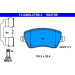 Bremsbelagsatz Renault P. Clio 05-/Kangoo 08- Ko A 14/Swift/Micra/Note/Db Citan/Dokker/Duster/Logan/Lodgy/Thalia | 13.0460-2709.2