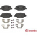 BREMBO Bremsklötze HA | LANCIA 159, Brera, Spider 05-12 | P 23 089 BREMBO Bremsklötze HA | LANCIA 159, Brera, Spider 05-12 | P 23 089