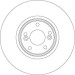 Bremsscheibe Renault P. Espace TRW SINGLE DF4260S