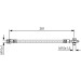 Bremsschlauch HA | SEAT Leon SKODA Octavia 12-21 | 1 987 481 B21 Bremsschlauch HA | SEAT Leon SKODA Octavia 12-21 | 1 987 481 B21
