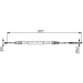 Handbremsseil re | BMW E39 95 | 1987477694 Handbremsseil re | BMW E39 95 | 1987477694